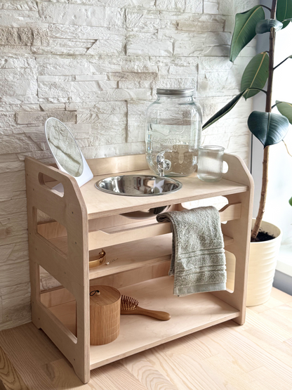 Seravellea™Montessori Wooden Washbasin