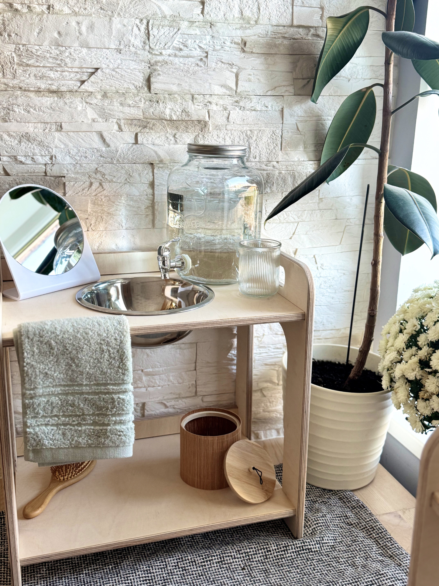 Seravellea™Montessori Open-Bowl Wash Station