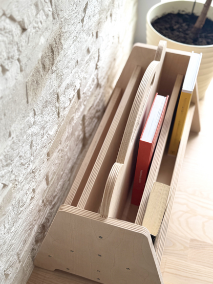 Seravellea™Double Side Montessori Wooden Bookshelf
