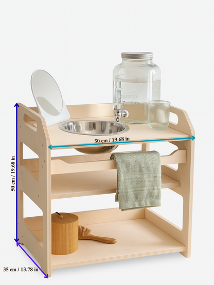 Seravellea™Montessori Wooden Washbasin