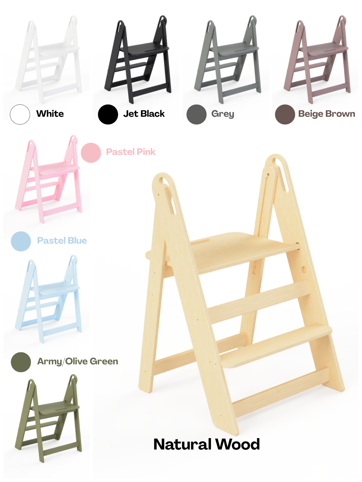 Seravellea™Wooden Step Stool