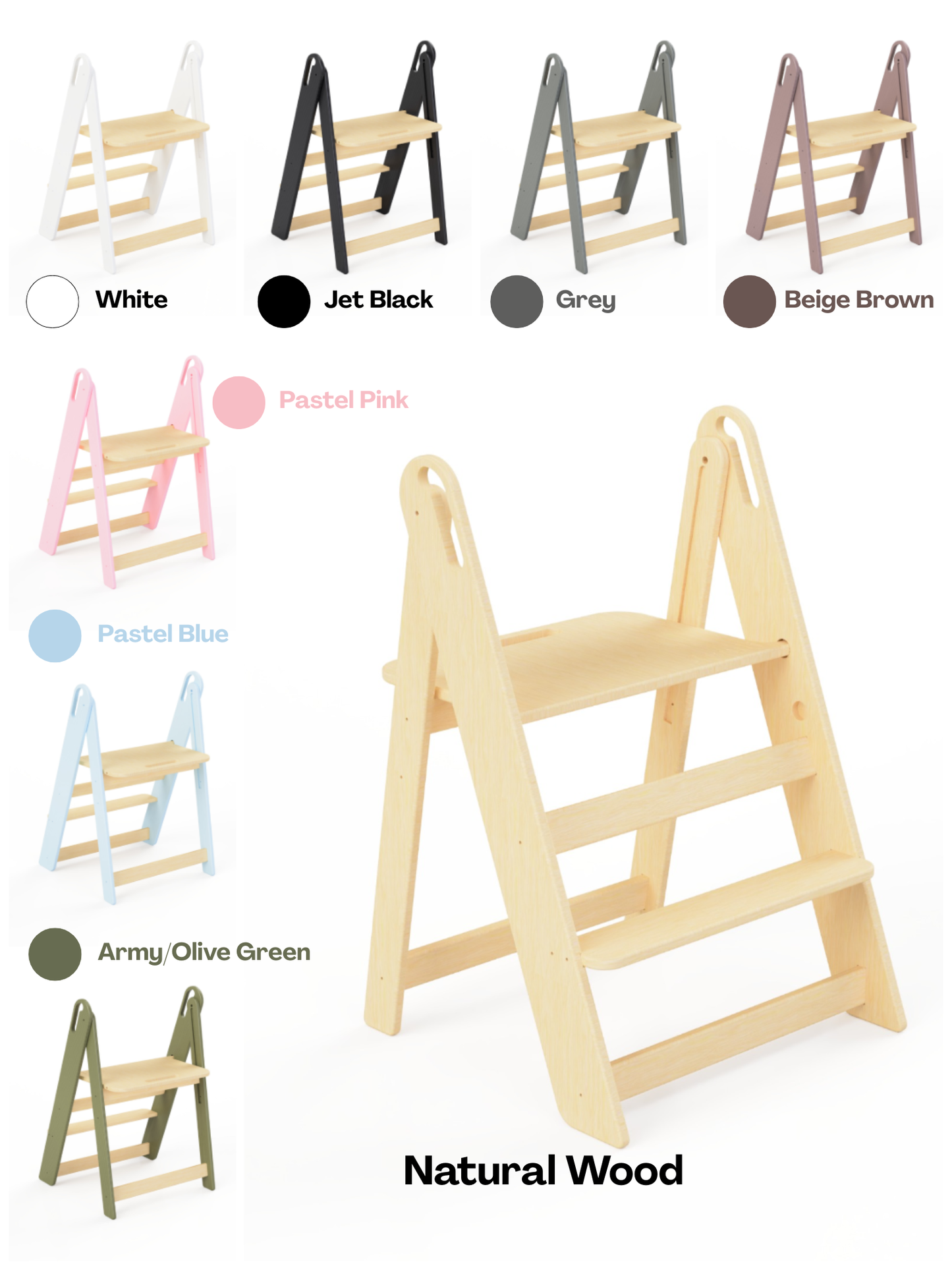 Seravellea™Wooden Step Stool