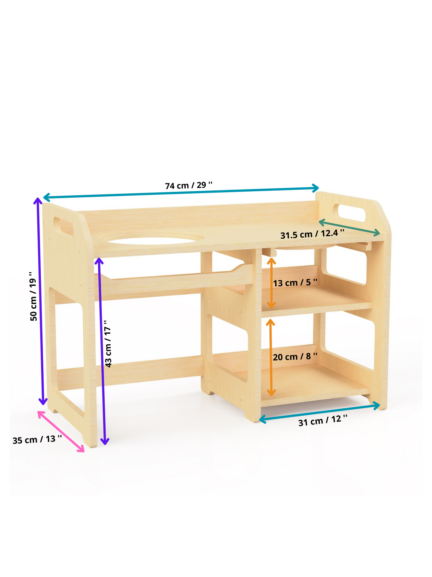 Seravellea™Montessori Wash Station with Lid