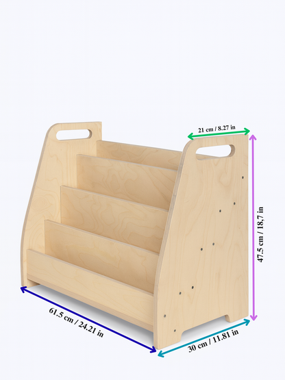 Seravellea™Montessori Wooden Bookshelf