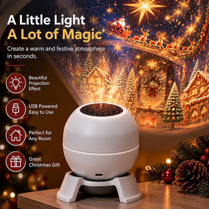 💡 Turn Any Room Into a Christmas Wonderland – Holiday Projection Night Light-40%