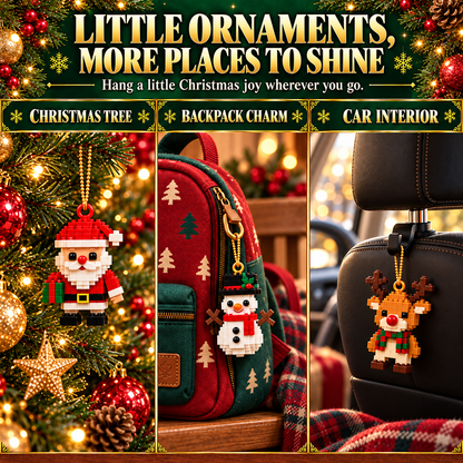 🎄24-Day Christmas Advent Calendar – 24 Buildable Ornaments for Kids, Family Fun & Holiday Decor | inoreva®