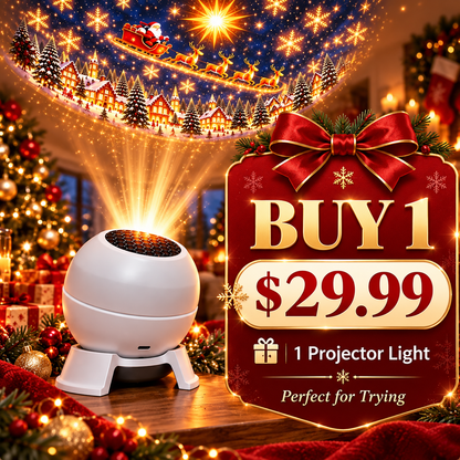 💡 Turn Any Room Into a Christmas Wonderland – Holiday Projection Night Light-40%
