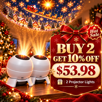 💡 Turn Any Room Into a Christmas Wonderland – Holiday Projection Night Light-40%