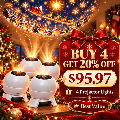 💡 Turn Any Room Into a Christmas Wonderland – Holiday Projection Night Light-40%