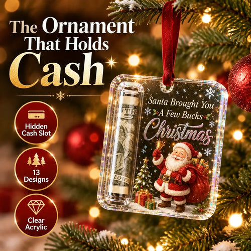 🎄Christmas Cash Gift Ornament- Make Cash Feel Like A Real Christmas Gift💵