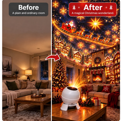 💡 Turn Any Room Into a Christmas Wonderland – Holiday Projection Night Light-40%