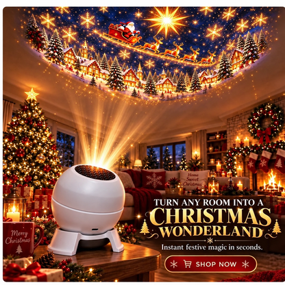 💡 Turn Any Room Into a Christmas Wonderland – Holiday Projection Night Light-40%