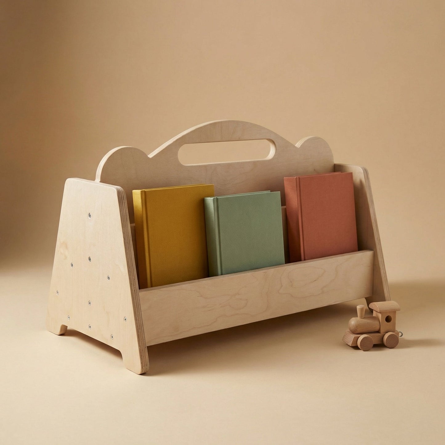 Seravellea™Double Side Montessori Wooden Bookshelf