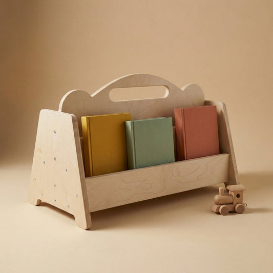 Seravellea™Double Side Montessori Wooden Bookshelf